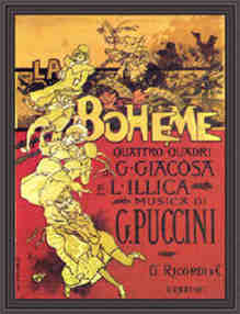 Plakat La Boheme